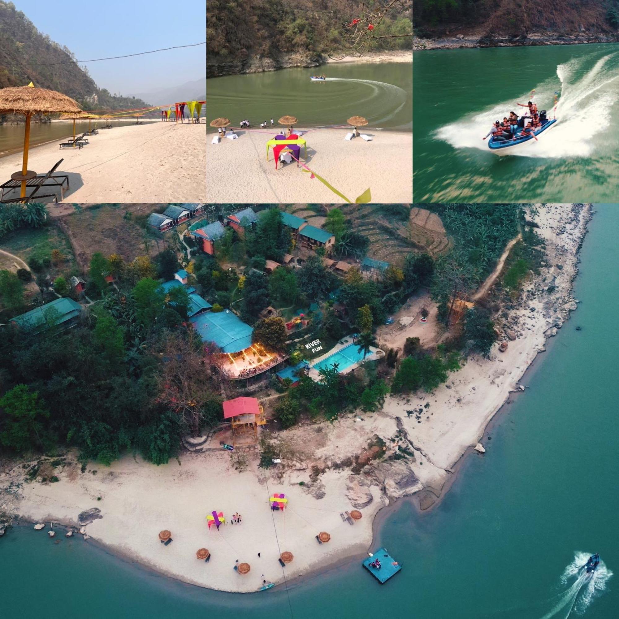 River Fun Beach Resort Gorkha ภายนอก รูปภาพ